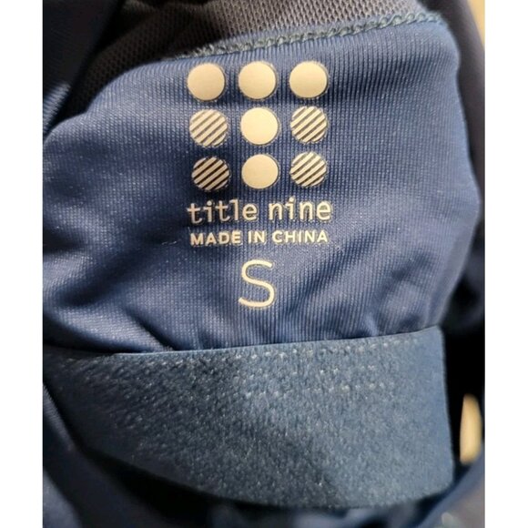 Title Nine Boss Workout Sleeveless Dress Sz S Marine Blue Athleisure Athletic - Picture 4 of 4